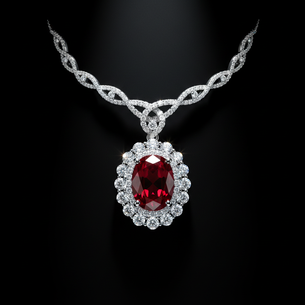 Colar Rubi Passion