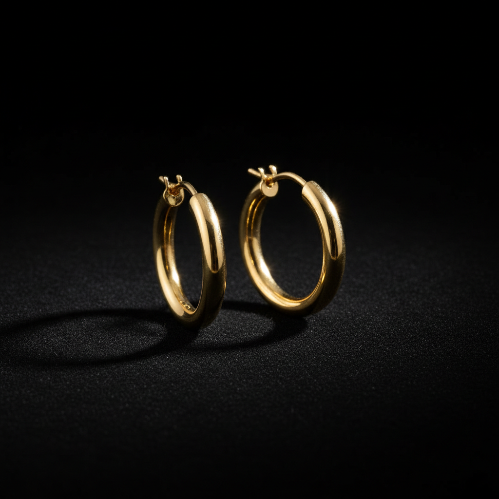 Brinco Argola Ouro Clássico