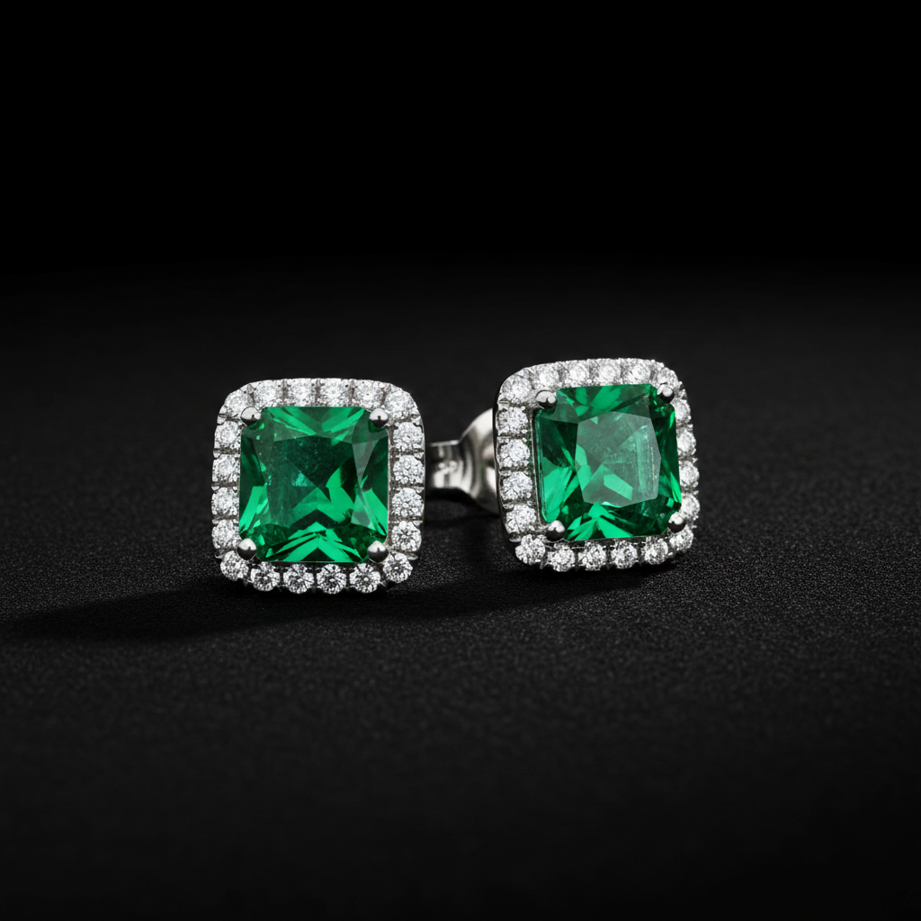 Brinco Esmeralda Jardim